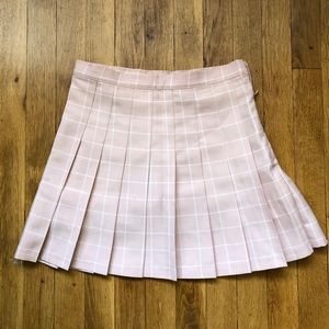 Pleated Mini Skirt